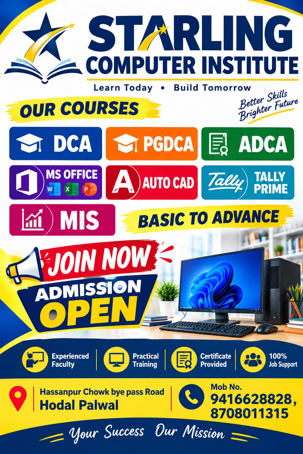 Starling Education & Computer Institute Poster - slider5